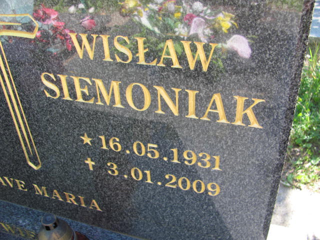 Wisław Siemoniak 1931 Lubin - Grobonet - Wyszukiwarka osób pochowanych