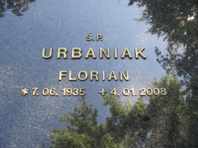 Florian Urbaniak 1935 Lubin - Grobonet - Wyszukiwarka osób pochowanych