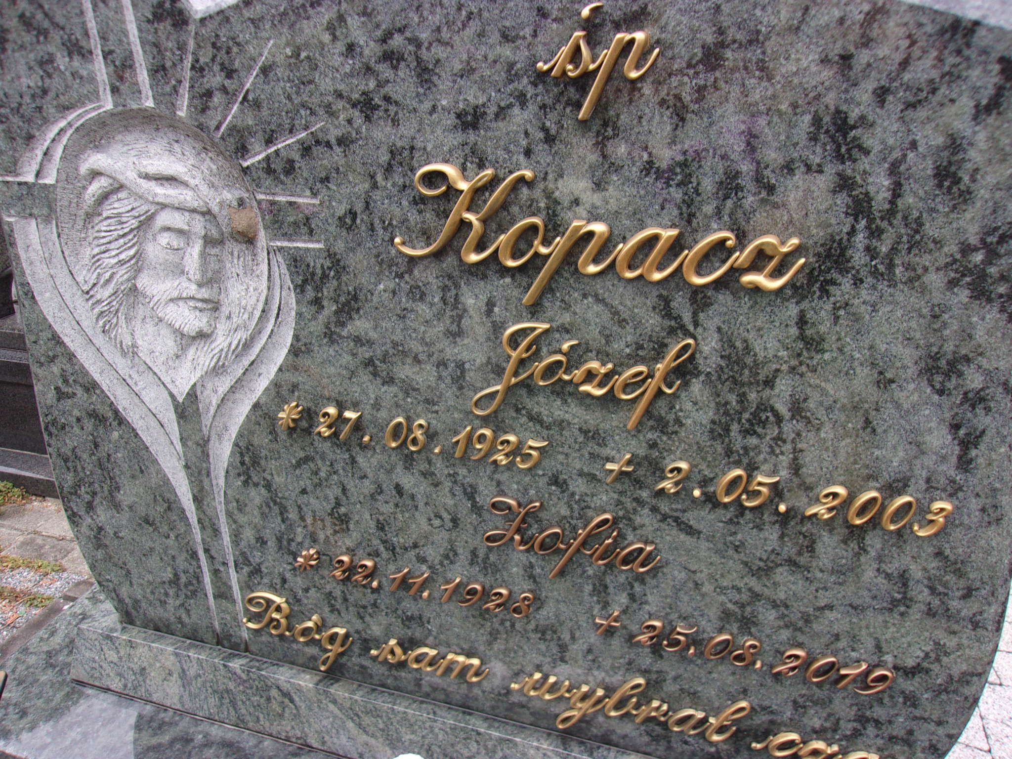 Józef Kopacz 1925 Lubin - Grobonet - Wyszukiwarka osób pochowanych