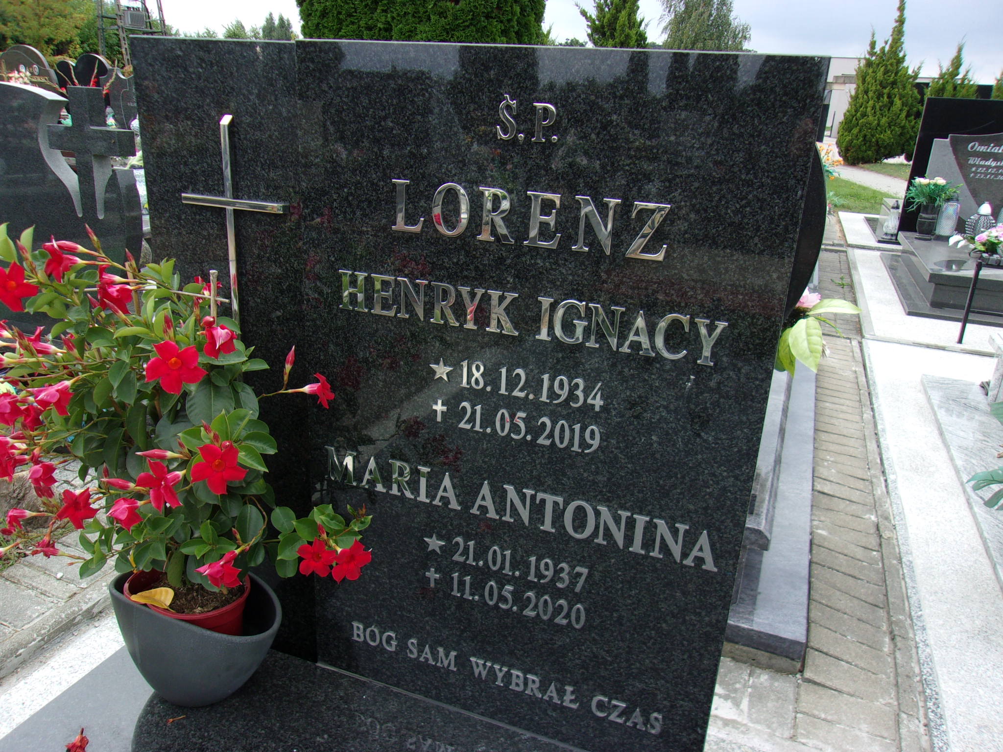 Maria Lorenz 1937 Lubin - Grobonet - Wyszukiwarka osób pochowanych