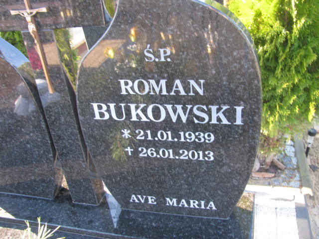 Roman Bukowski 1939 Lubin - Grobonet - Wyszukiwarka osób pochowanych