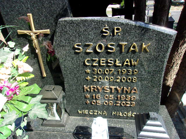 Krystyna Szostak 1939 Lubin - Grobonet - Wyszukiwarka osób pochowanych
