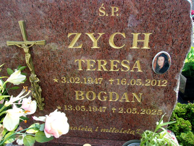 Teresa Zych 1947 Lubin - Grobonet - Wyszukiwarka osób pochowanych
