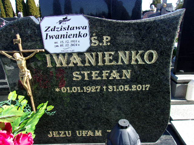 Zdzisława Iwanienko 1931 Lubin - Grobonet - Wyszukiwarka osób pochowanych