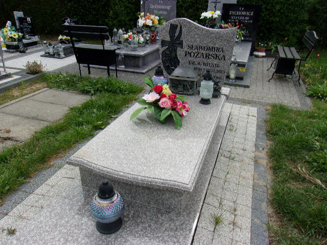 Grób Sławomira Pożarska