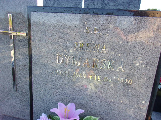 Irena Dymarska 1949 Lubin - Grobonet - Wyszukiwarka osób pochowanych