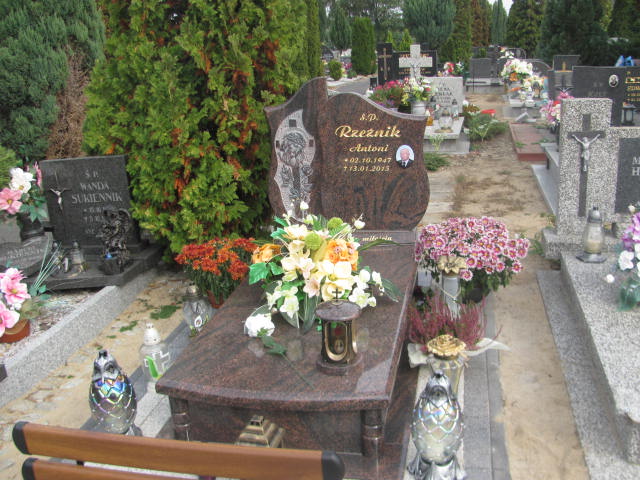 Grób Antoni Rzeźnik