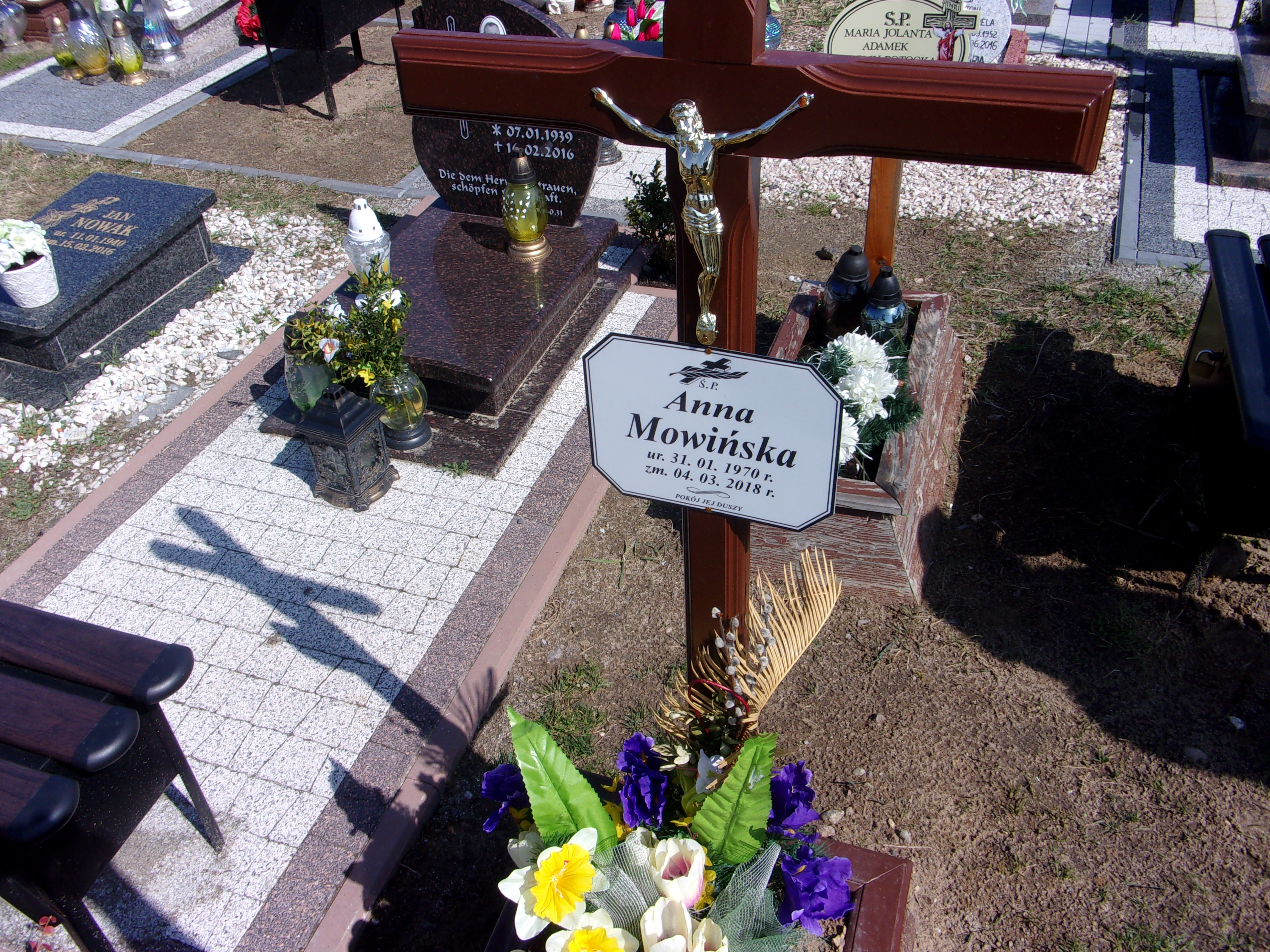 Grób Anna Mowińska
