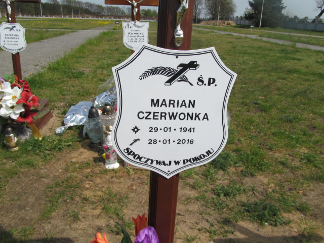 Marian Czerwonka 1941 Lubin - Grobonet - Wyszukiwarka osób pochowanych