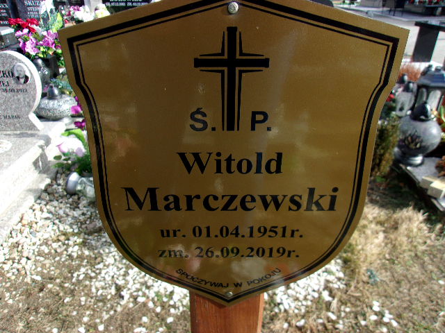 Witold Marczewski 1951 Lubin - Grobonet - Wyszukiwarka osób pochowanych