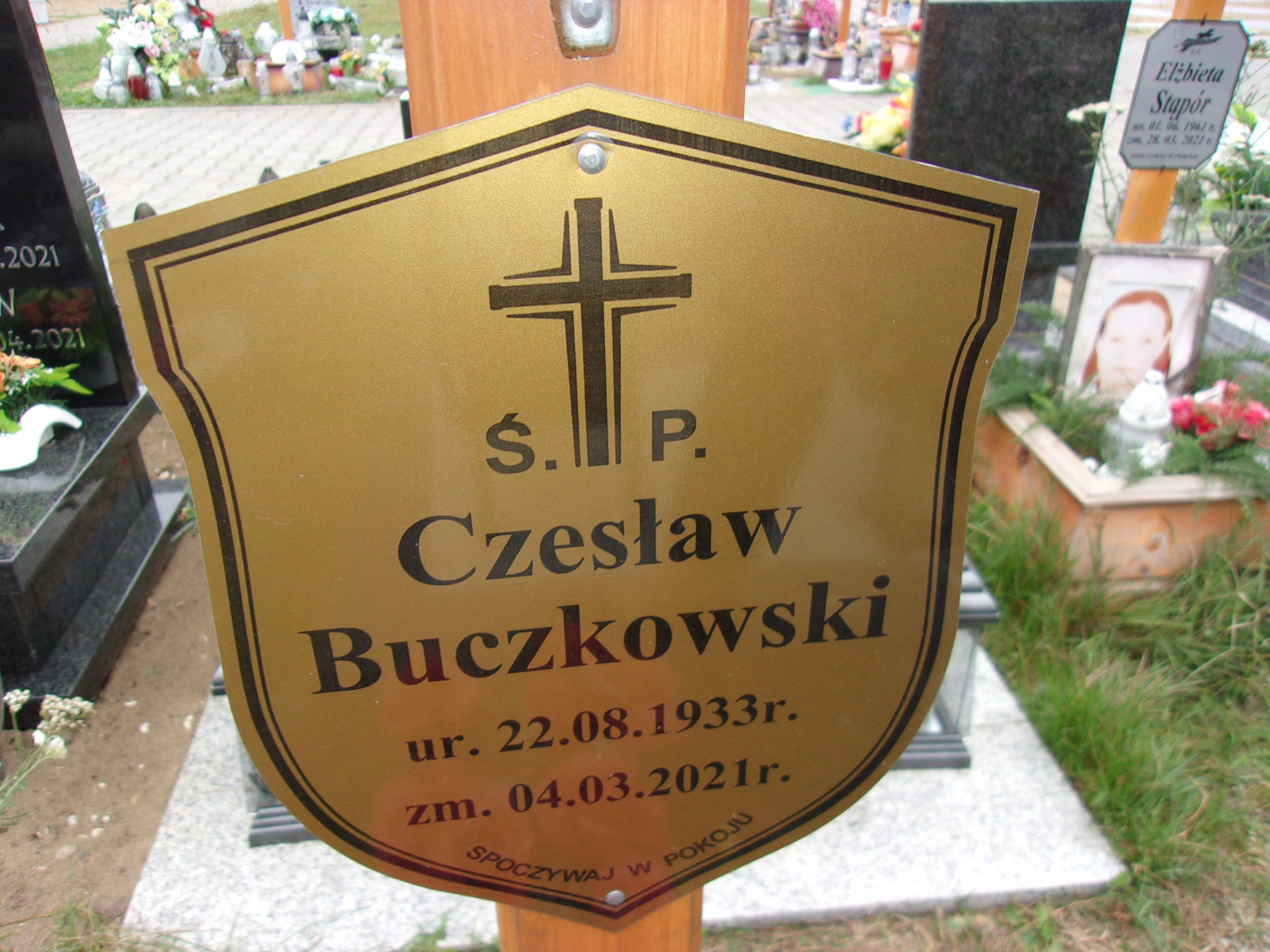 Grób Czesław Buczkowski