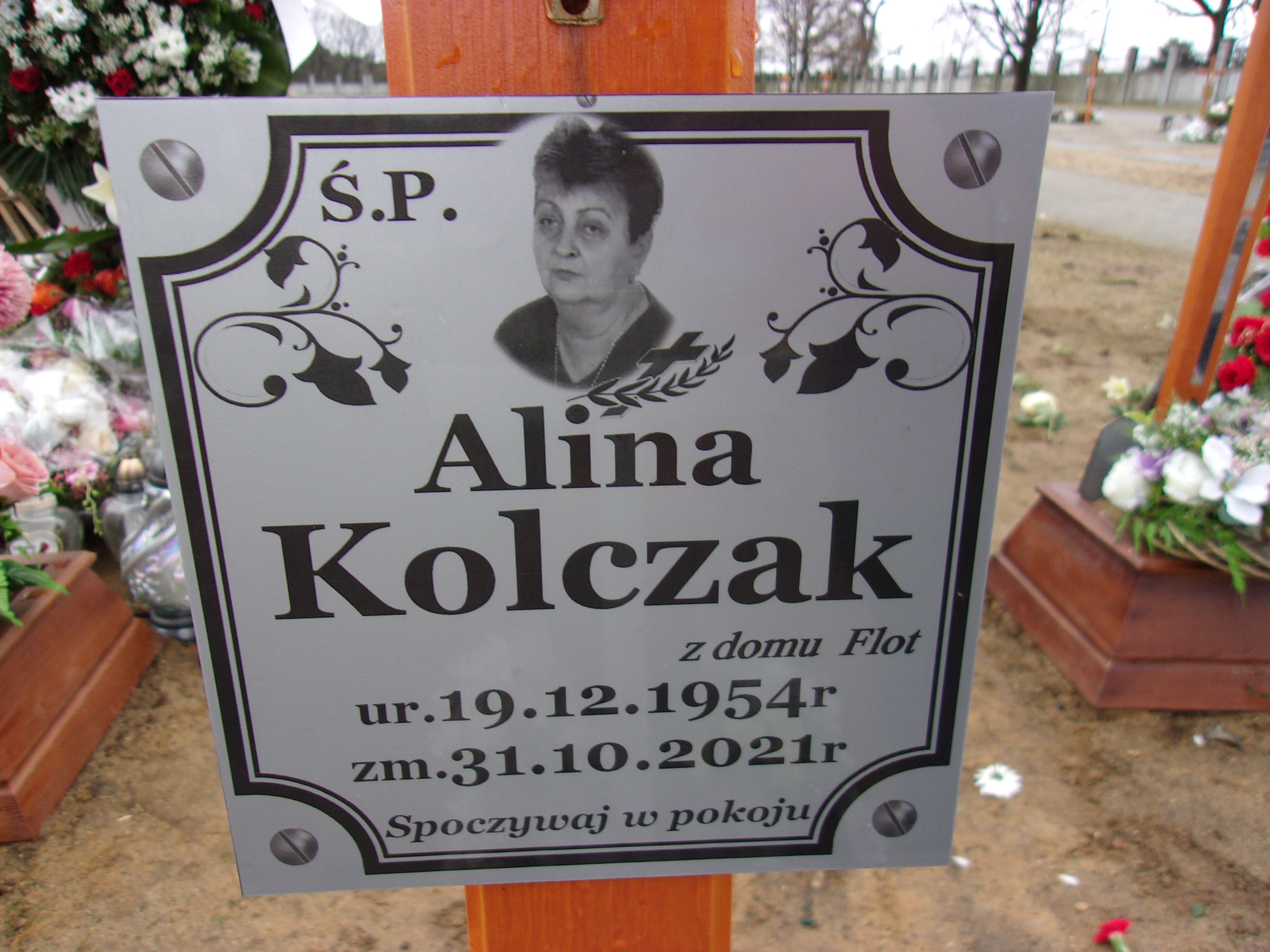 Alina Kolczak 1954 Lubin - Grobonet - Wyszukiwarka osób pochowanych