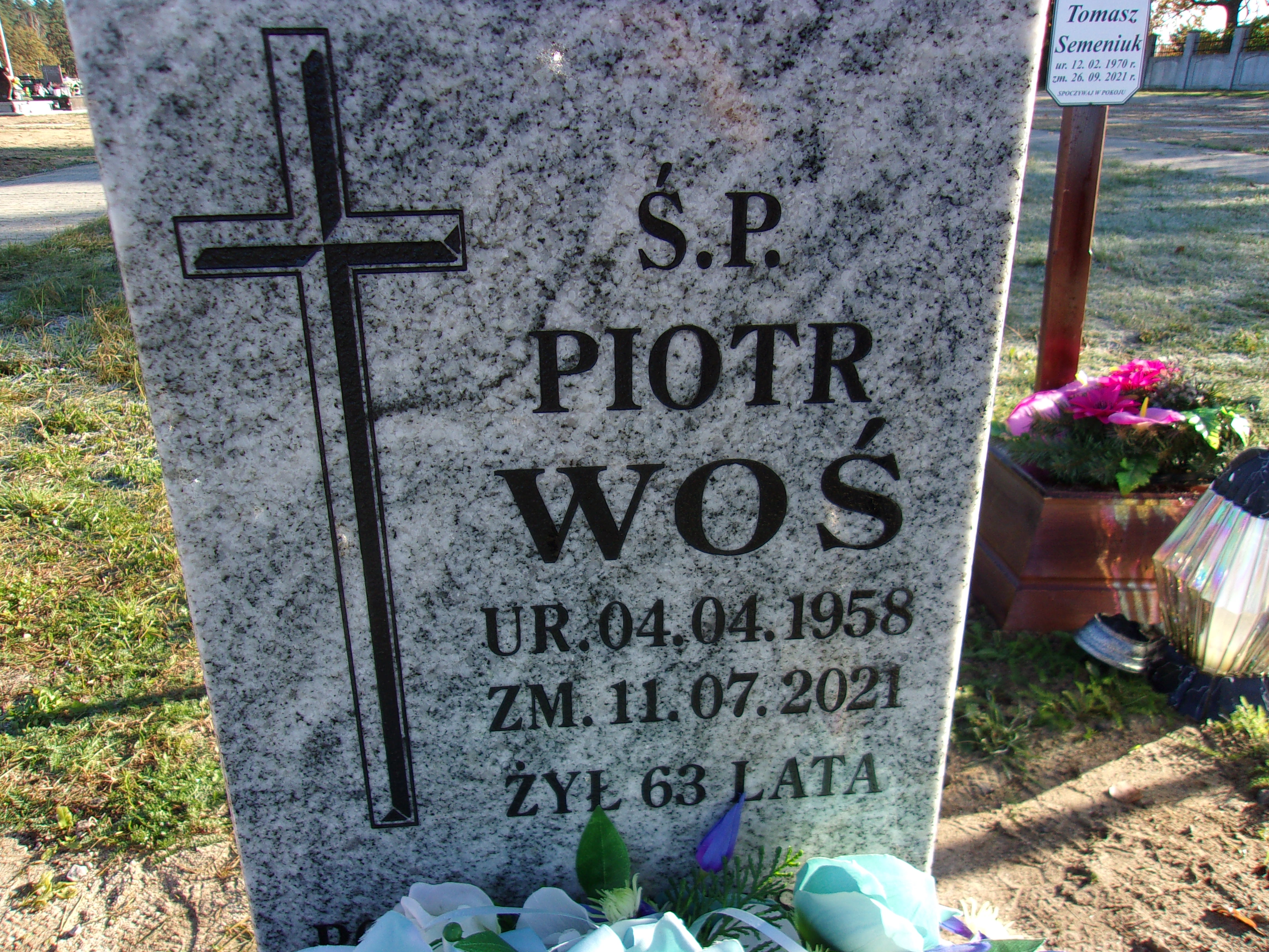 Piotr Woś 1958 Lubin - Grobonet - Wyszukiwarka osób pochowanych