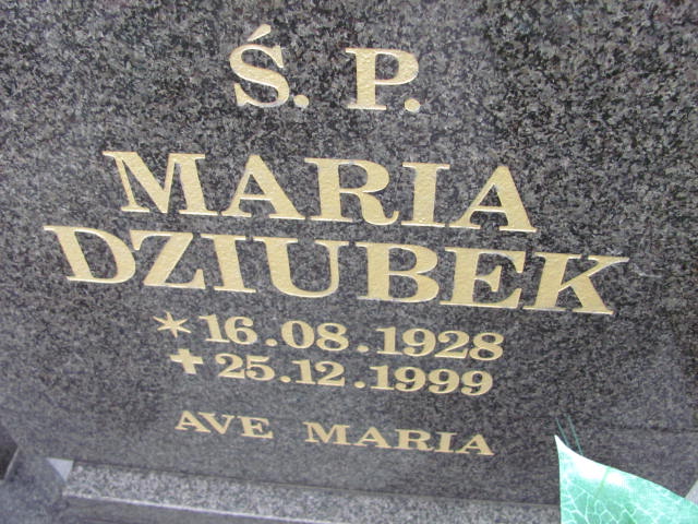 Jan Dziubek 1935 Lubin - Grobonet - Wyszukiwarka osób pochowanych