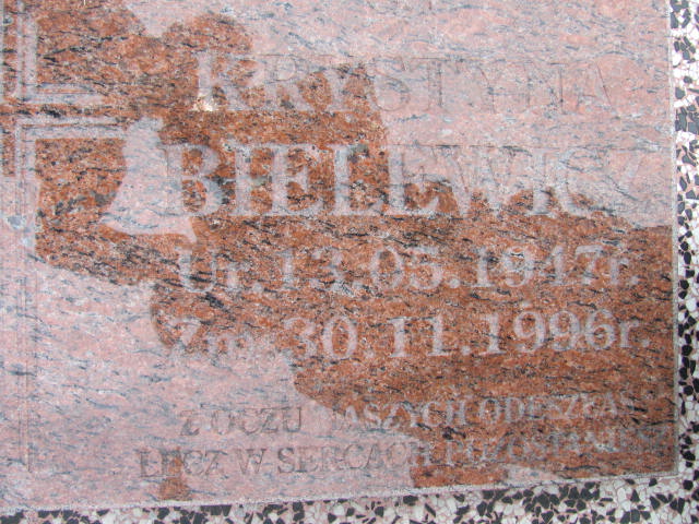 Krystyna Bielewicz 1947 Lubin - Grobonet - Wyszukiwarka osób pochowanych