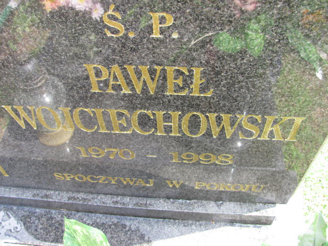 Paweł Wojciechowski 1970 Lubin - Grobonet - Wyszukiwarka osób pochowanych
