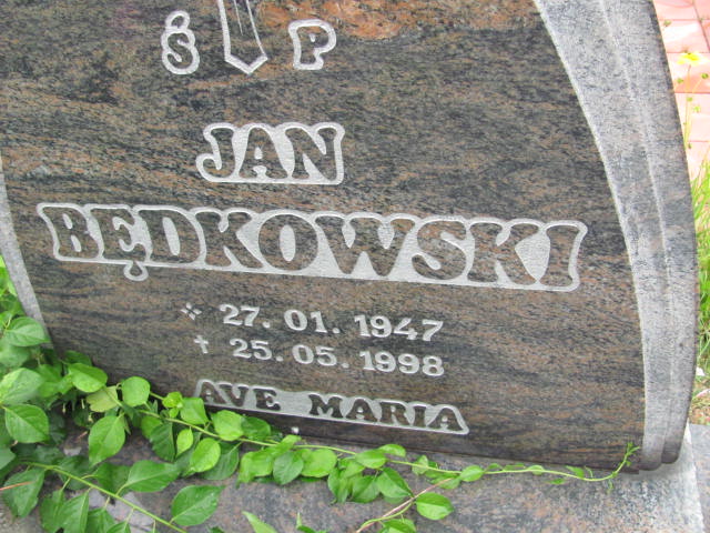 Jan Będkowski 1947 Lubin - Grobonet - Wyszukiwarka osób pochowanych