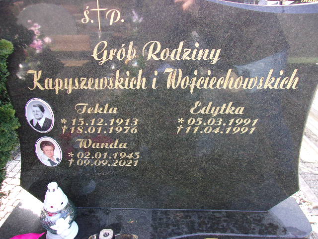 Tekla Kapyszewska 1913 Lubin - Grobonet - Wyszukiwarka osób pochowanych