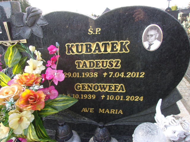 Tadeusz Kubatek 1938 Lubin - Grobonet - Wyszukiwarka osób pochowanych