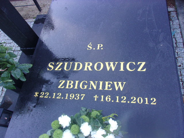 Zbigniew Szudrowicz 1937 Lubin - Grobonet - Wyszukiwarka osób pochowanych