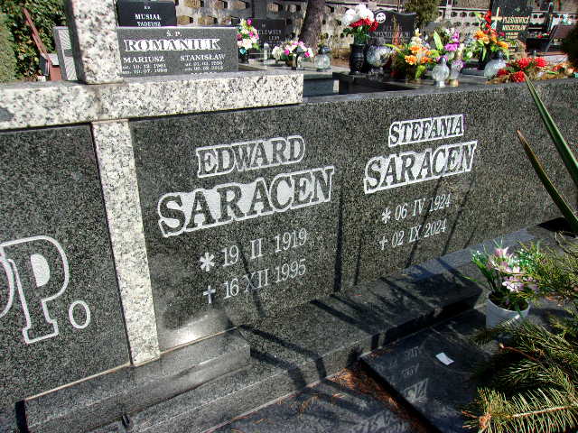 Edward Saracen 1919 Lubin - Grobonet - Wyszukiwarka osób pochowanych