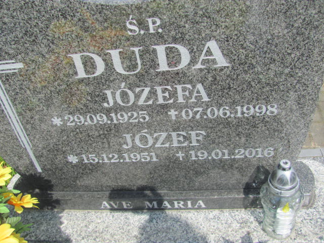 Józef Duda 1951 Lubin - Grobonet - Wyszukiwarka osób pochowanych