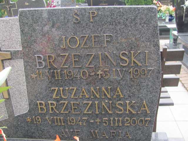 Józef Brzeziński 1940 Lubin - Grobonet - Wyszukiwarka osób pochowanych
