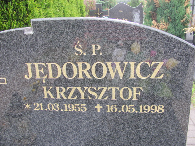 Krzysztof Jędorowicz 1955 Lubin - Grobonet - Wyszukiwarka osób pochowanych