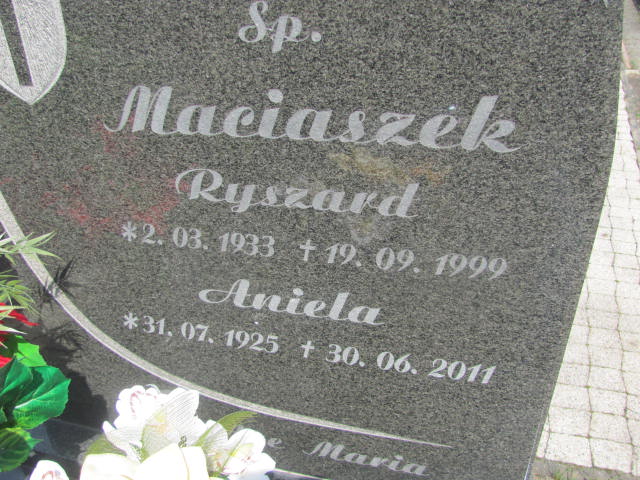 Aniela Maciaszek 1925 Lubin - Grobonet - Wyszukiwarka osób pochowanych