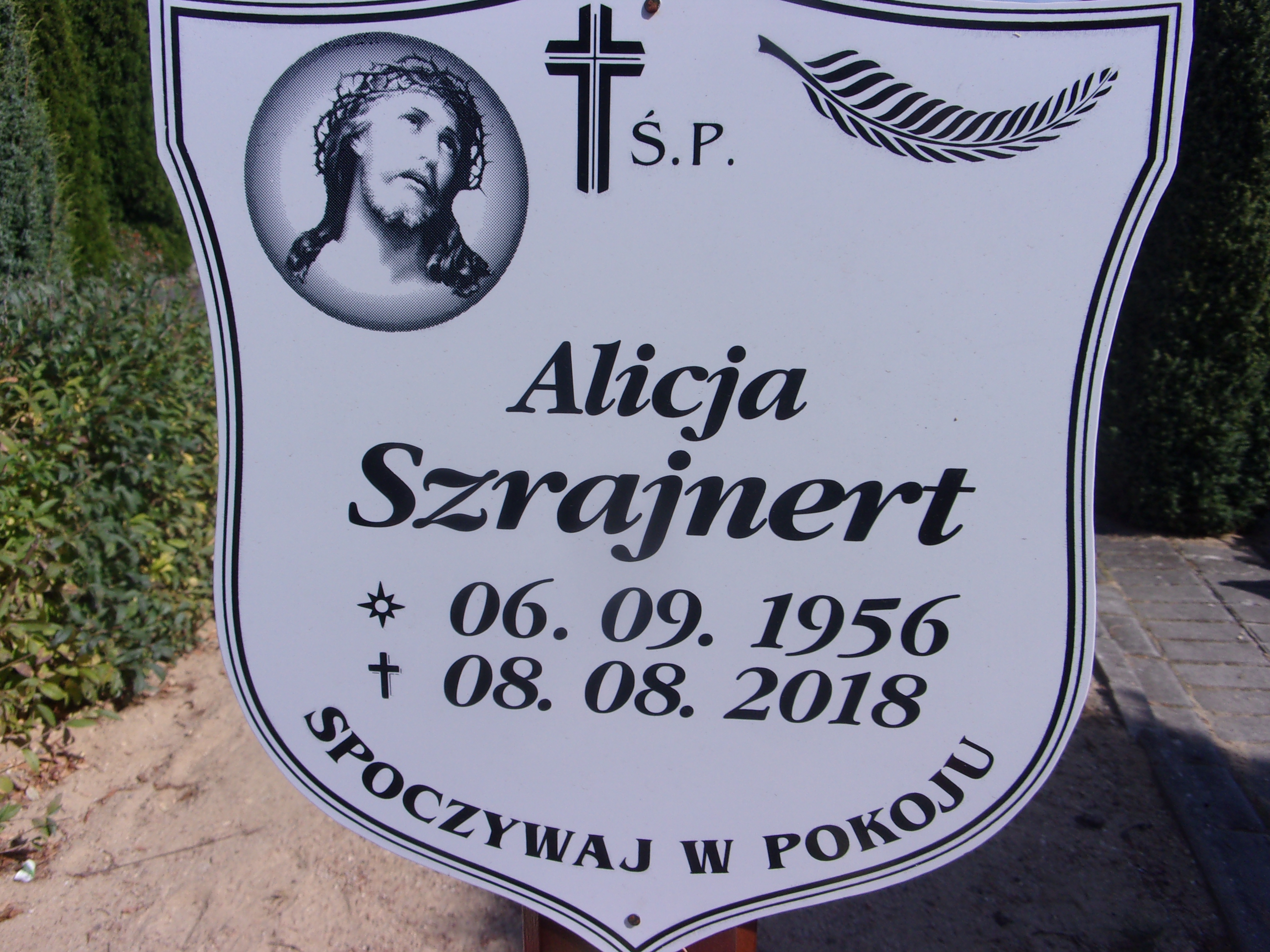 Grób Alicja Szrajnert
