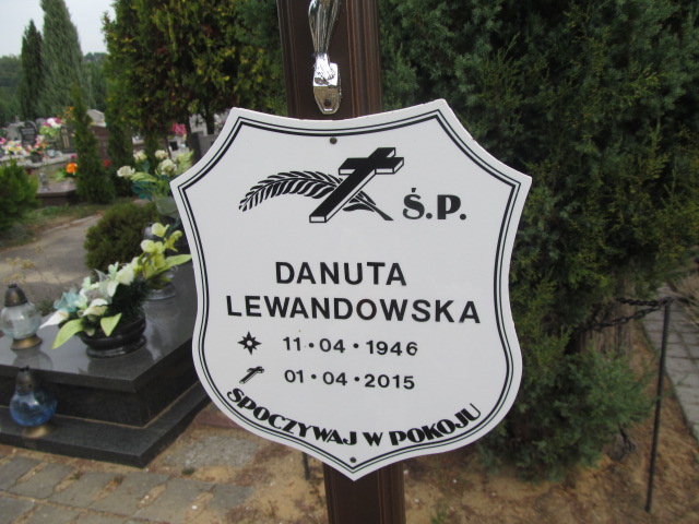 Danuta Lewandowska 1946 Lubin - Grobonet - Wyszukiwarka osób pochowanych