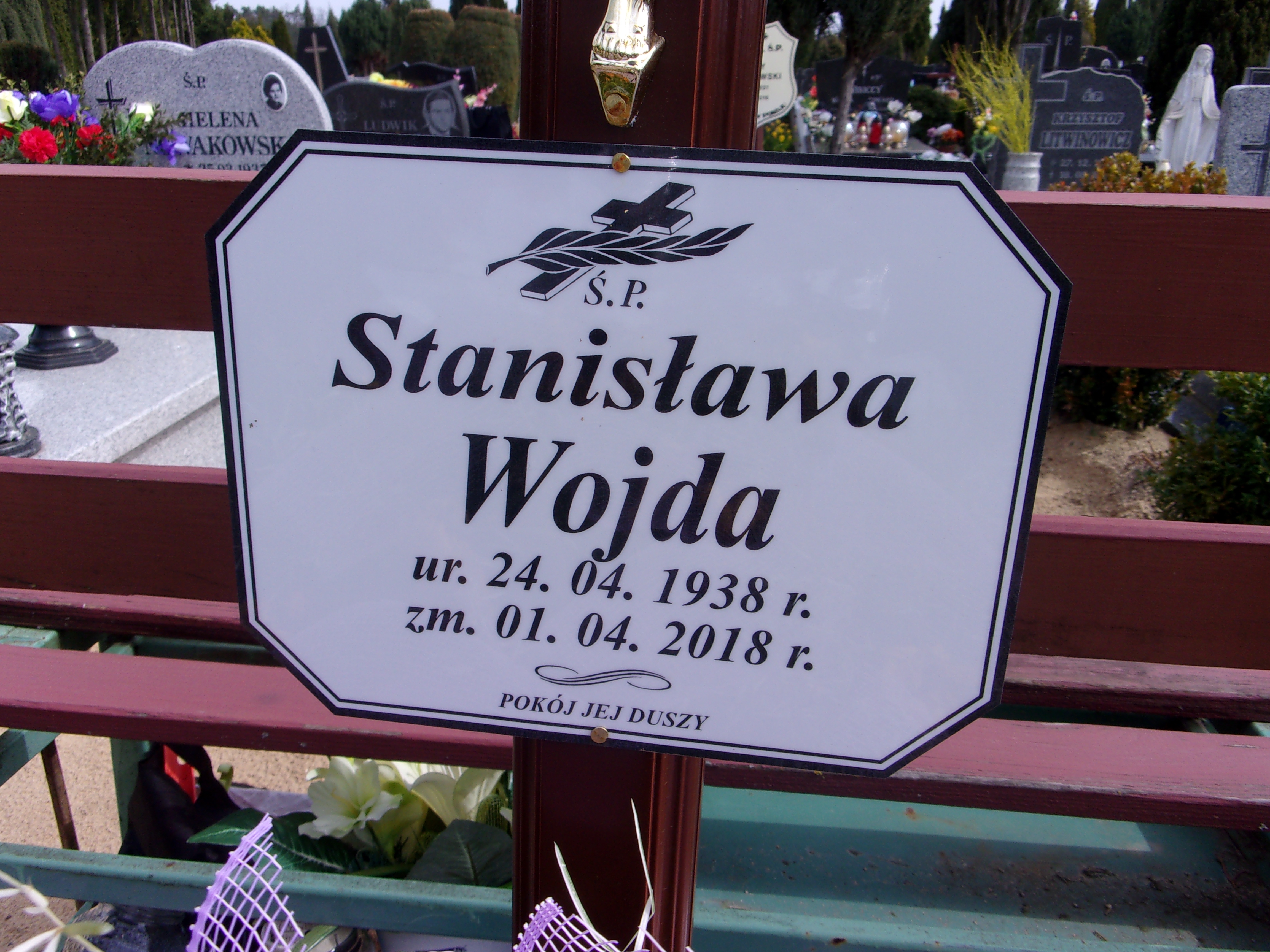 Stanisława Wojda 1938 Lubin - Grobonet - Wyszukiwarka osób pochowanych