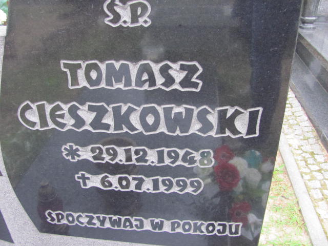 Tomasz Cieszkowski 1948 Lubin - Grobonet - Wyszukiwarka osób pochowanych