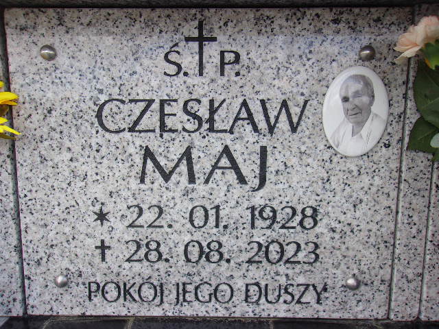 Czesław Maj 1928 Lubin - Grobonet - Wyszukiwarka osób pochowanych