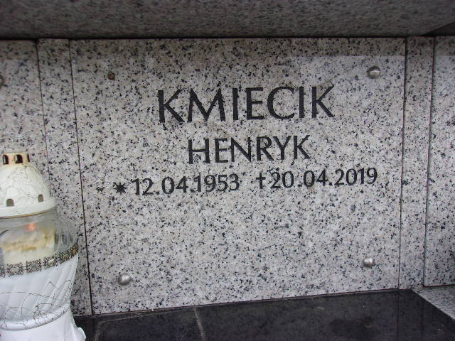 Henryk Kmiecik 1953 Lubin - Grobonet - Wyszukiwarka osób pochowanych