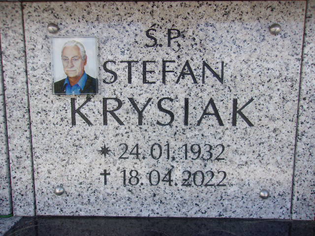 Stefan Krysiak 1932 Lubin - Grobonet - Wyszukiwarka osób pochowanych