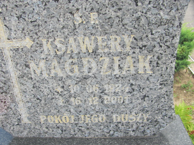 Ksawery Magdziak 1924 Lubin - Grobonet - Wyszukiwarka osób pochowanych