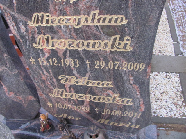 Mieczysław Mrozowski 1933 Lubin - Grobonet - Wyszukiwarka osób pochowanych