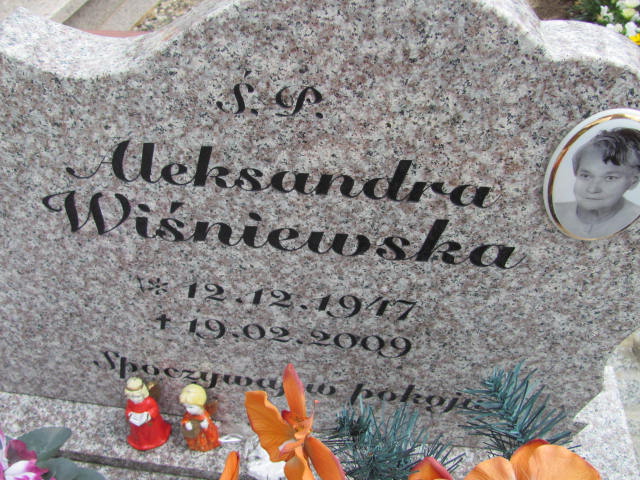 Aleksandra Wiśniewska 1947 Lubin - Grobonet - Wyszukiwarka osób pochowanych