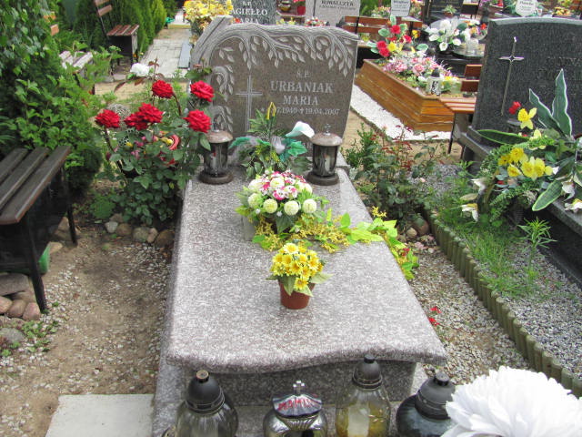 Grób Maria Urbaniak