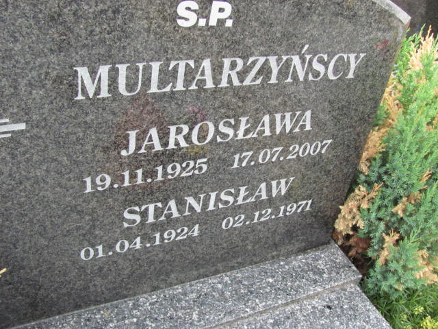Stanisław Multarzyński 1924 Lubin - Grobonet - Wyszukiwarka osób pochowanych