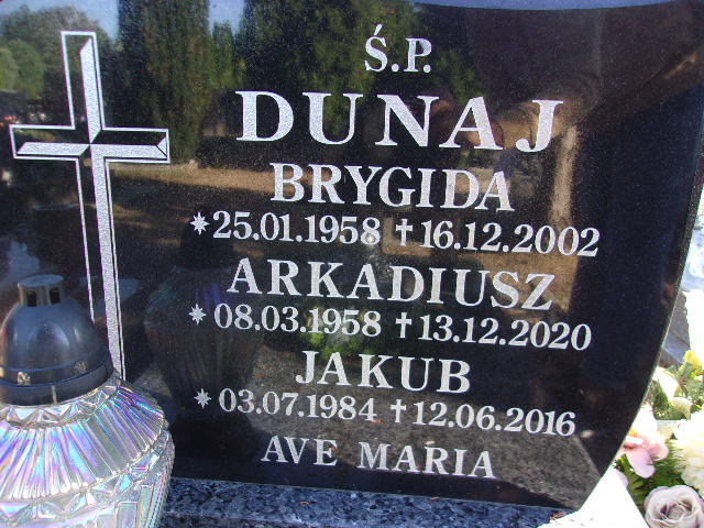 Brygida Dunaj 1958 Lubin - Grobonet - Wyszukiwarka osób pochowanych