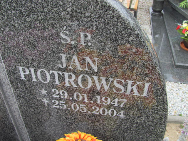 Jan Piotrowski 1947 Lubin - Grobonet - Wyszukiwarka osób pochowanych