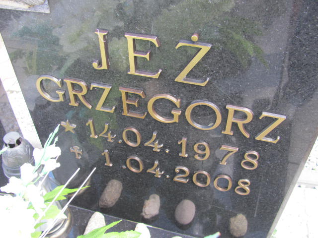 Grzegorz Jeż 1978 Lubin - Grobonet - Wyszukiwarka osób pochowanych