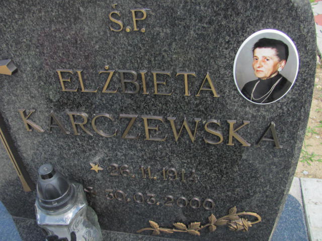 Elżbieta Karczewska 1914 Lubin - Grobonet - Wyszukiwarka osób pochowanych