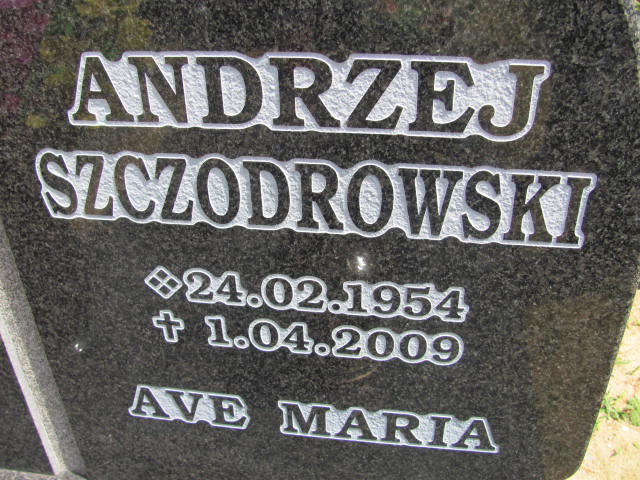 Andrzej Szczodrowski 1954 Lubin - Grobonet - Wyszukiwarka osób pochowanych