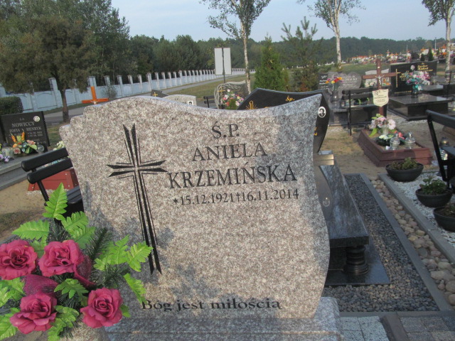 Aniela Krzemińska 1921 Lubin - Grobonet - Wyszukiwarka osób pochowanych