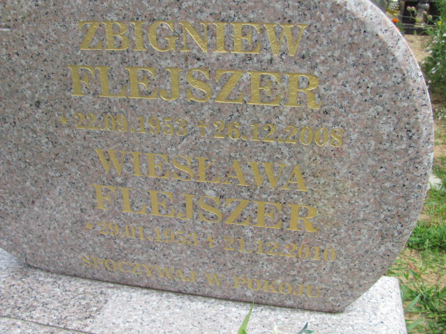 Wiesława Flejszer 1953 Lubin - Grobonet - Wyszukiwarka osób pochowanych