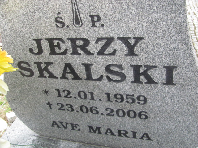 Jerzy Skalski 1959 Lubin - Grobonet - Wyszukiwarka osób pochowanych