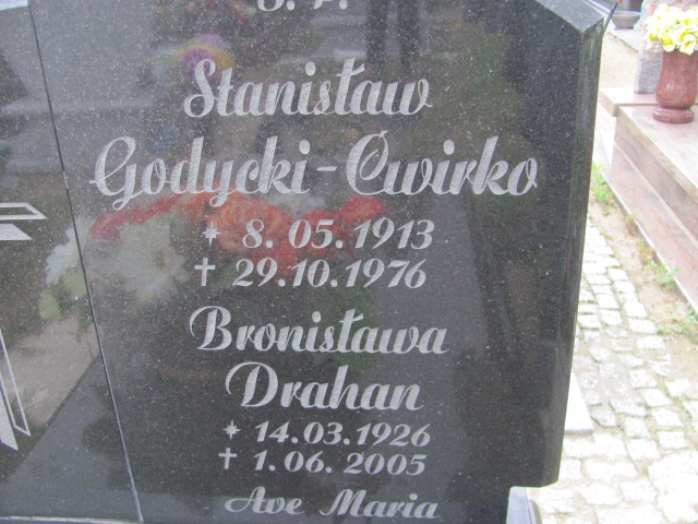 Stanisław Godycki Ćwirko 1913 Lubin - Grobonet - Wyszukiwarka osób pochowanych